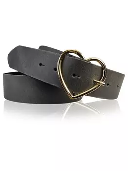 Ремень FRONHOFER Damengrtel Herzschnalle, серый