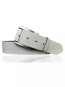 Ремень FRONHOFER Ledergrtel 4cm, белый