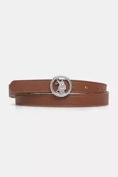 Ремень Gardena U.S. Polo Assn., коричневый