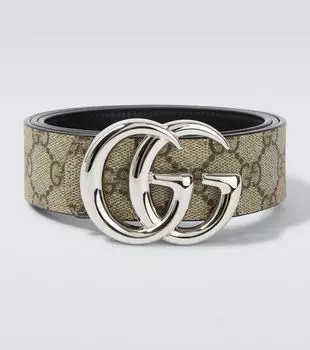 Ремень GG из искусственной кожи Gucci, Old Be Ebony/Black