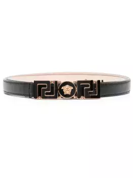 Ремень Greca Goddess VERSACE, черный
