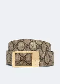 Ремень GUCCI GG belt, бежевый