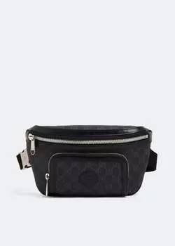 Ремень GUCCI GG large belt bag, черный