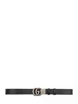 Ремень Gucci GG Marmont reversible, черный