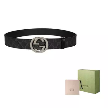 Мужской ремень Gucci, черный