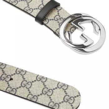 Ремень Gucci Interlocking GG Supreme Belt