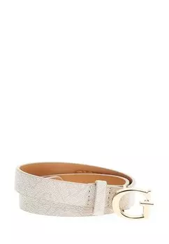 Ремень Guess, кремовый