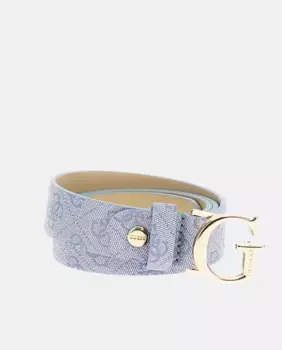 Ремень Guess с принтом, фиолетовый