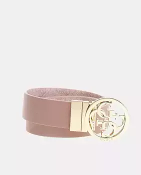 Ремень Guess с принтом, розовый