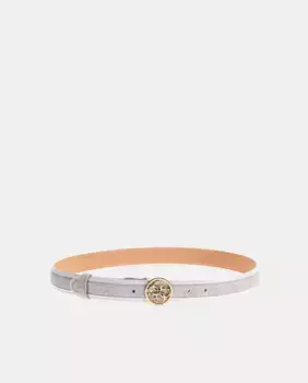 Ремень Guess с принтом, серый