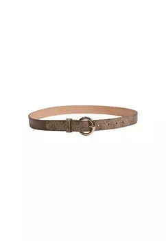 Ремень Guess с узором, коричневый