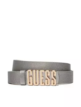 Ремень Guess, серебряный