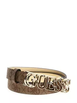 Ремень Guess Vikky, бежевый