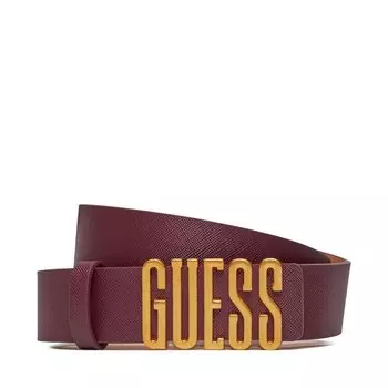 Ремень Guess, вишневый/бордовый