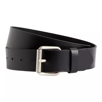 Ремень H&M Leather кожаный, черный