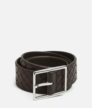 Ремень Intrecciato piccolo Bottega Veneta, карамельный
