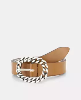 Ремень из 100% женской кожи производства Испании El Caballo, цвет Marrn claro