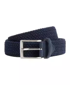 Ремень из эластичной ткани с вискозой Boggi Milano, синий