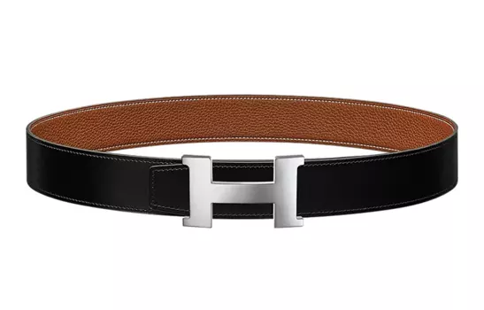 Ремень из коровьей кожи унисекс, ширина 3,8 см HERMES