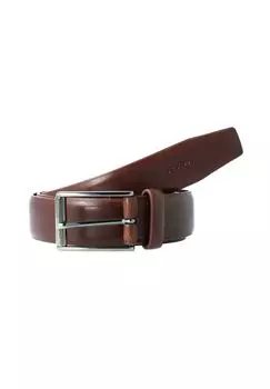 Ремень из кожи премиум-класса Strellson, коньячный