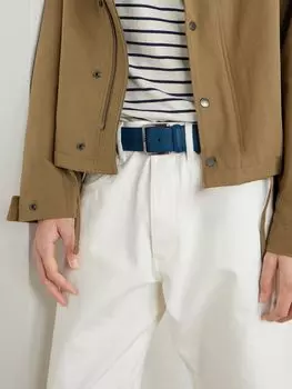 Ремень из натуральной кожи шириной 4 см ANDERSON'S, синий