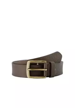 Ремень из натуральной кожи в полоску PADDOCK'S, коричневый