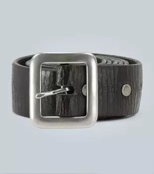 Ремень из полированной кожи Rrl, черный