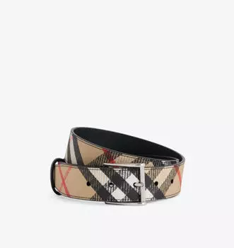 Ремень из ткани с клеевым покрытием Burberry, желтый