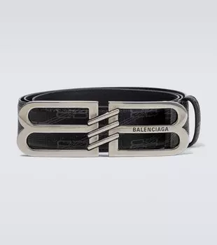 Ремень из ткани с покрытием BB Signature Balenciaga, разноцветный