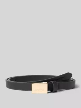 Ремень из тонкой коровьей кожи с пряжкой в виде якоря Marc O'Polo, черный