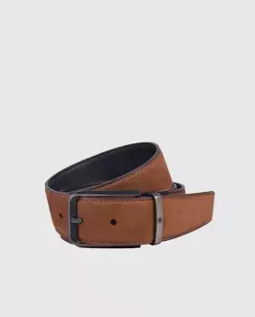 Ремень из воловьей кожи и нубука Olimpo, цвет Cuero