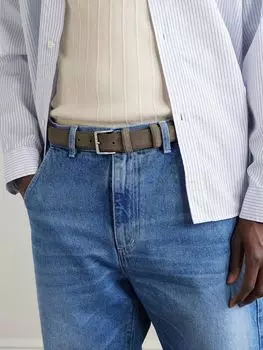 Ремень из замши 3 см MR P., коричневый