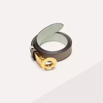 Ремень из зернистой кожи Coccinelle BINXIE, коричневый