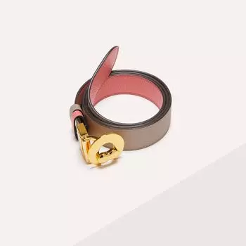 Ремень из зернистой кожи Coccinelle BINXIE, красный