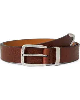 Ремень Johnston & Murphy Bison Belt, желто-коричневый