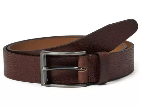 Ремень Johnston & Murphy Soft Pebble Belt, коричневый