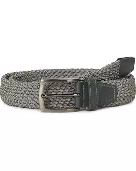 Ремень Johnston & Murphy Woven Stretch-knit Belt, цвет Gray Woven Knit