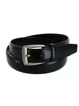 Ремень классический кожаный CTM мужской, черный