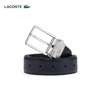 Ремень классический Lacoste с пряжкой, сине-черный