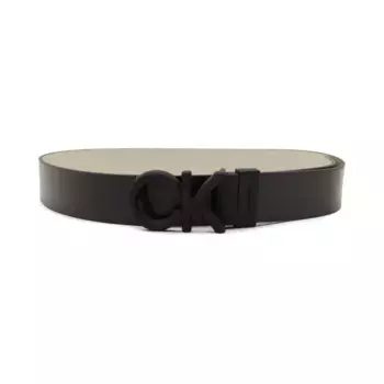 Ремень кожаный adj/rev ck Rubber Bombe 35мм Calvin Klein, черный