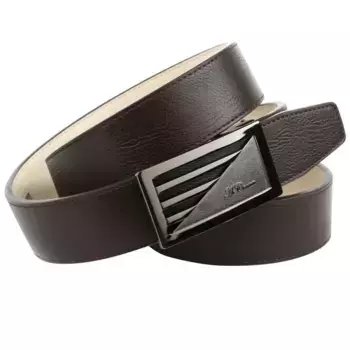 Ремень кожаный Anthoni Crown, для джинсов, коричневый