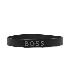 Ремень кожаный Boss Sz35, черный