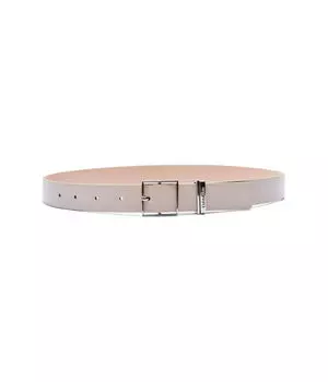 Ремень кожаный Calvin Klein, бежевый