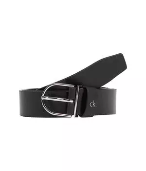Ремень кожаный Calvin Klein классический, черный