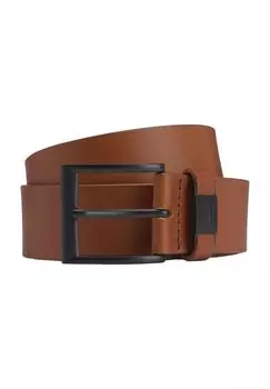 Ремень кожаный Connio-B, пряжка, мужской BOSS, цвет Medium Brown