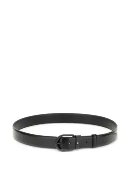 Ремень кожаный Montblanc, черный