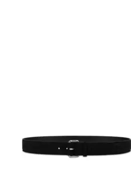 Ремень кожаный Moschino, черный