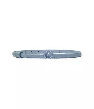 Ремень кожаный Pinko Love Berry h1, голубой