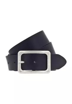 Ремень кожаный, пряжка, женский Vanzetti, цвет 0790schwar