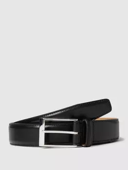 Ремень кожаный с деталью лейбла модель "HELMI" Tiger Of Sweden, черный